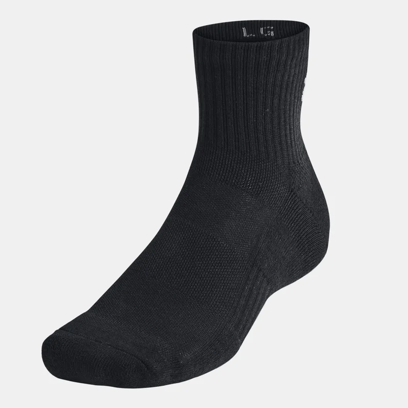 UNDER ARMOUR Training Cotton Quarter-Crew Socks (3 Pairs)
